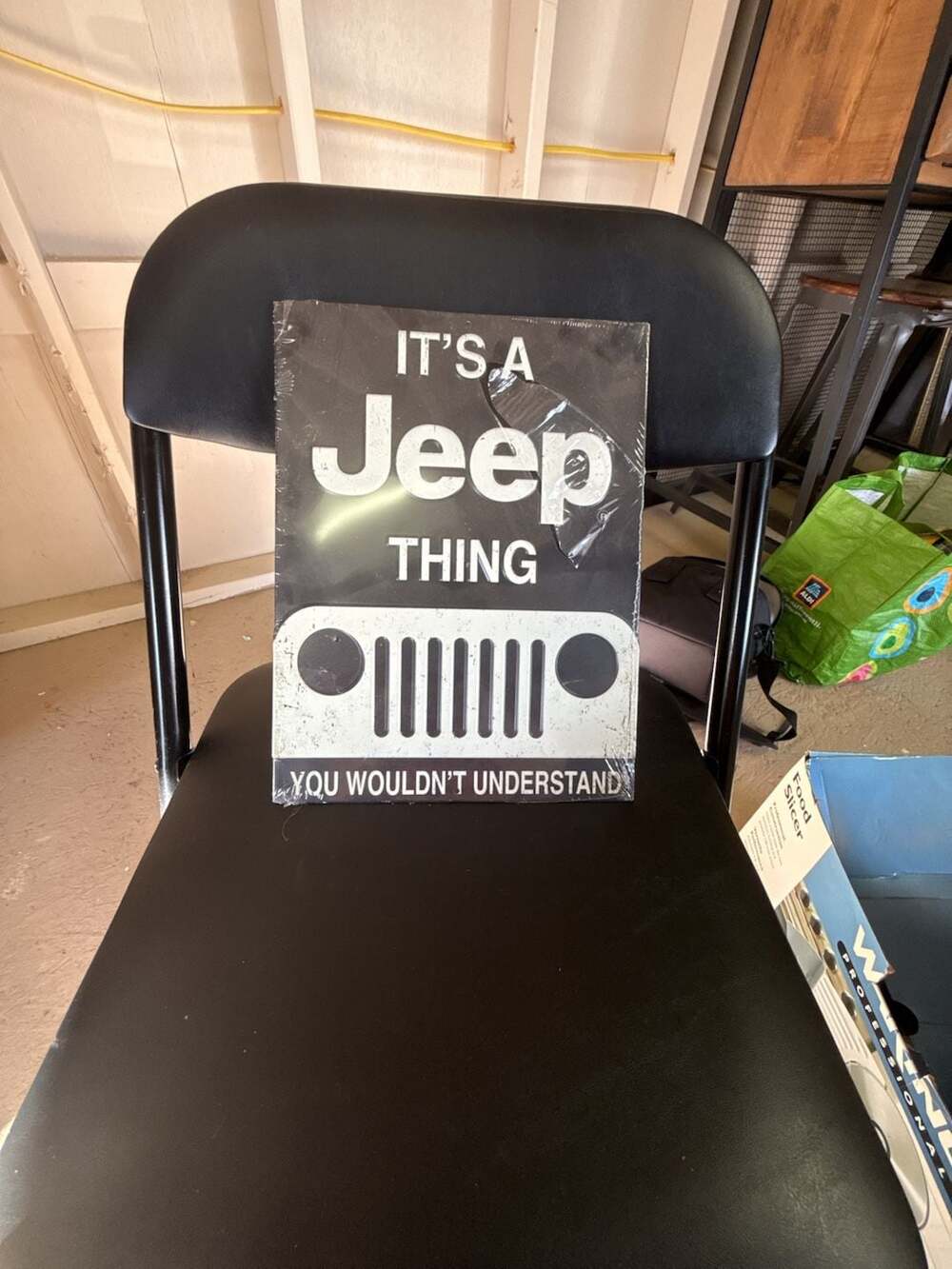 Jeep It's A Jeep Thing Embossed Metal Sign